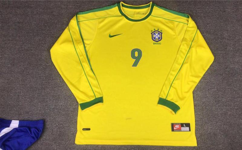 AAA Quality Brazil 1999 Home Long Soccer Jersey